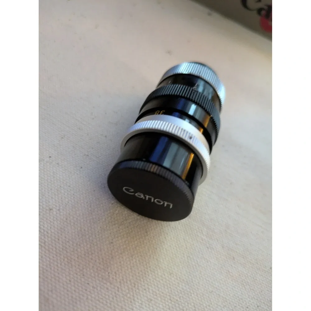 Canon Cine 8 Vintage 8mm Film Camera 13‎ mm Lens Manual Original Box Working